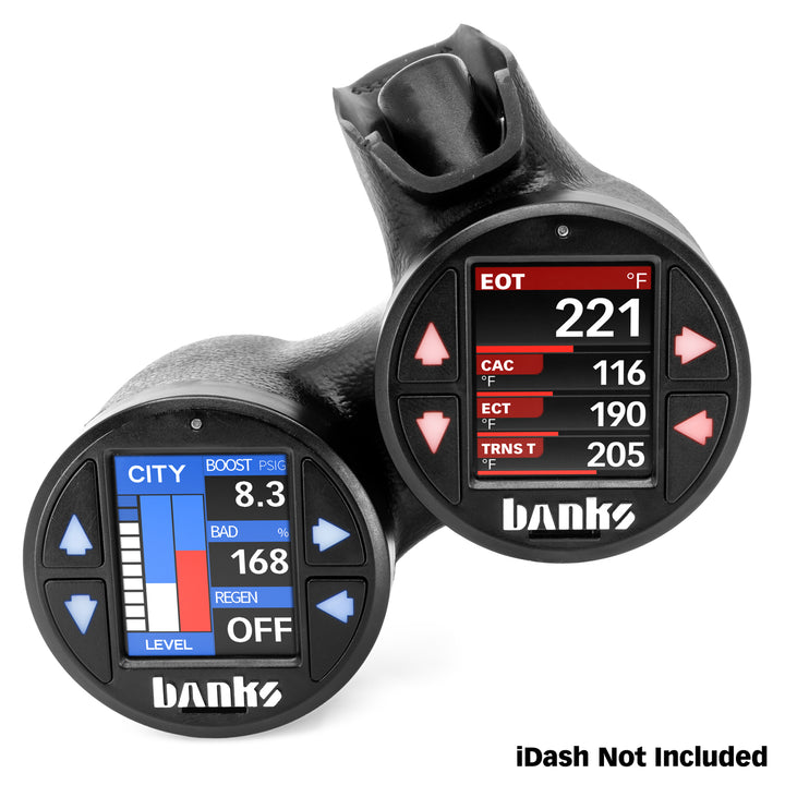 Banks Power 11-16 Ford Super Duty iDash Stealth Dual Gauge Pod Mount - 63375