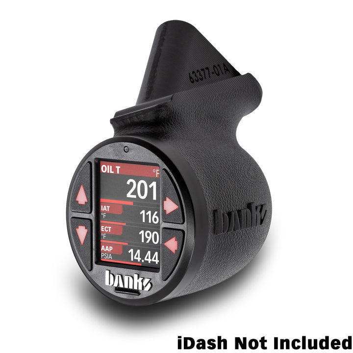 Banks 2018-2023 Jeep Gauge Pod Kit - Single Gauge - Lower Mount - 63377