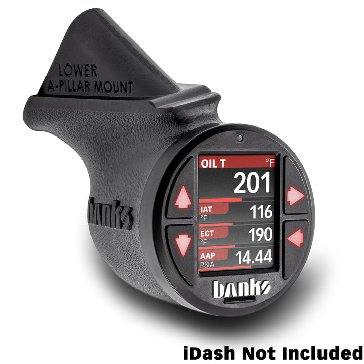 Banks 2018-2023 Jeep Gauge Pod Kit - Single Gauge - Lower Mount - 63377