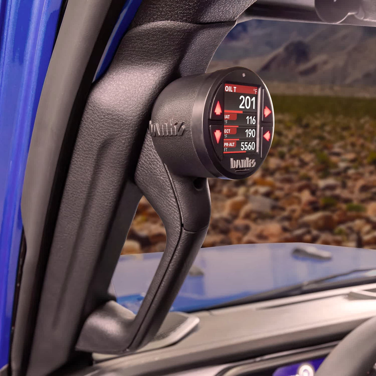 Banks Power 2024 Jeep JL/JT Single Gauge Pod Kit - Upper Mount - 63378 - Image 5