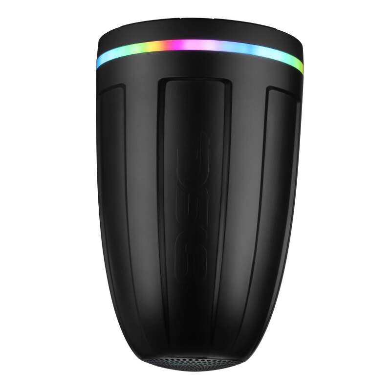 DS18 8in NXL-iQ Marine Tower Speaker with Digital LEDs Neodymium Magnet 1in Driver 350W 4Ohm Black - NXL-IQ8TPNEO/BK - additional view 1
