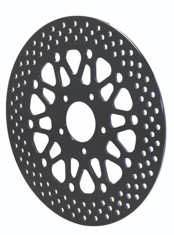 Wilwood Rotor-Rear-H-D Motorcycle 2000-07 Black Finish 11.50 x .196 - 5 on 3.25in - 160-10665-BK by Wilwood
