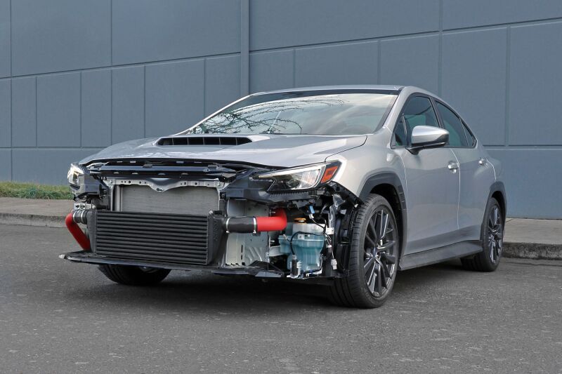 PERRIN 02-25 Subaru WRX/STI Standard Size Front Mount Intercooler Core - Black - PSP-ITR-400BK