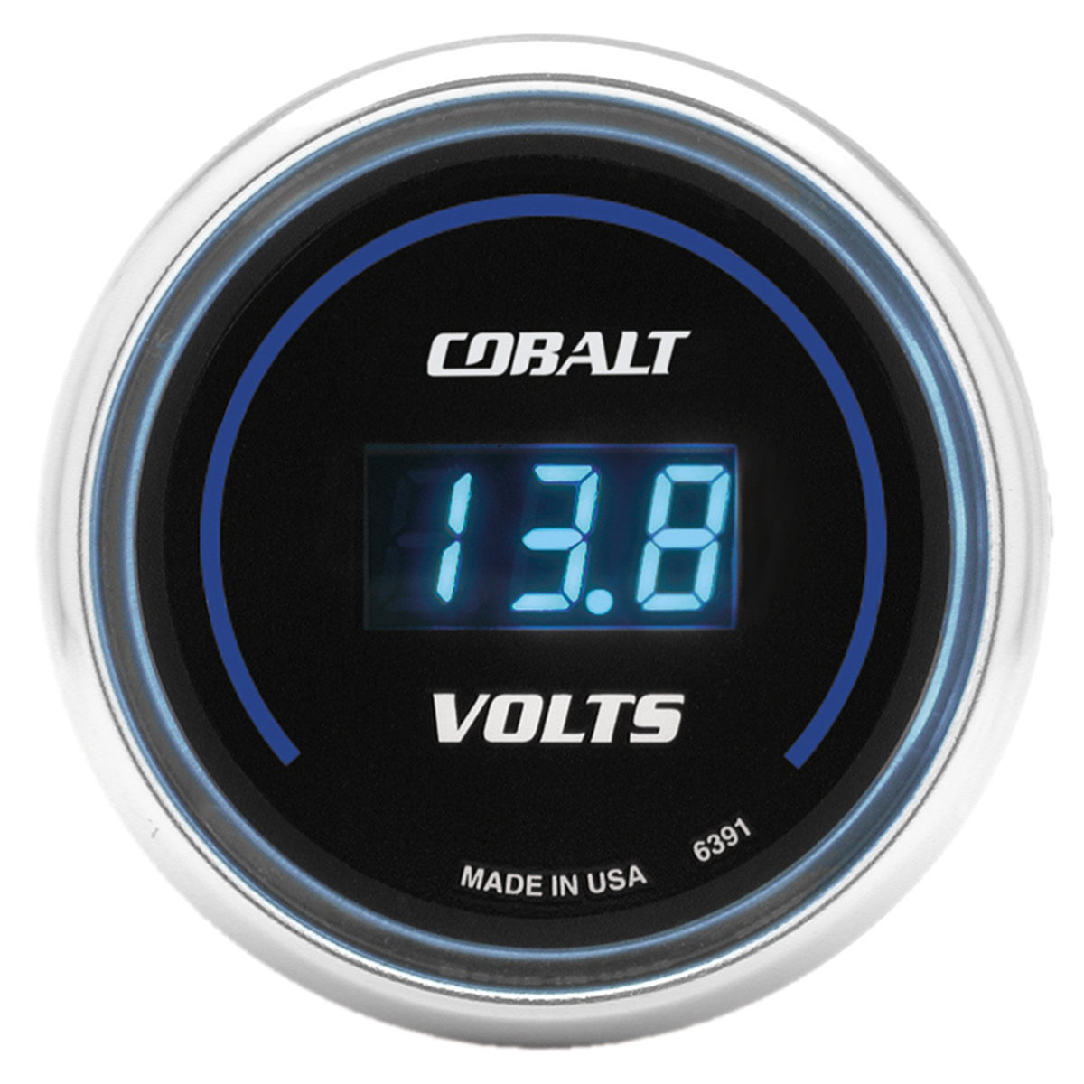 Autometer Cobalt 52mm Digital Voltmeter 8-19 Volts Gauge - 6391