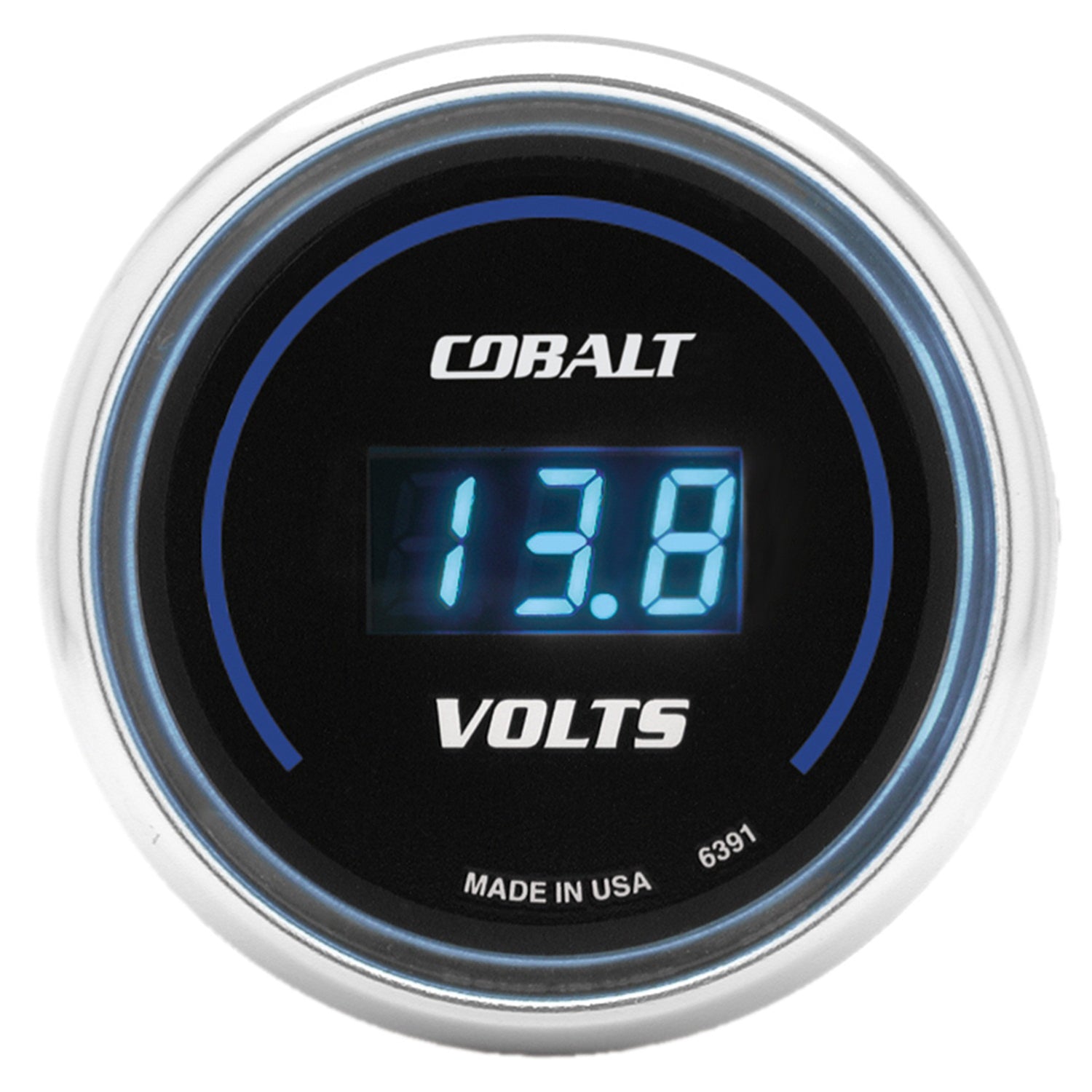 Autometer Cobalt 52mm Digital Voltmeter 8-19 Volts Gauge - 6391