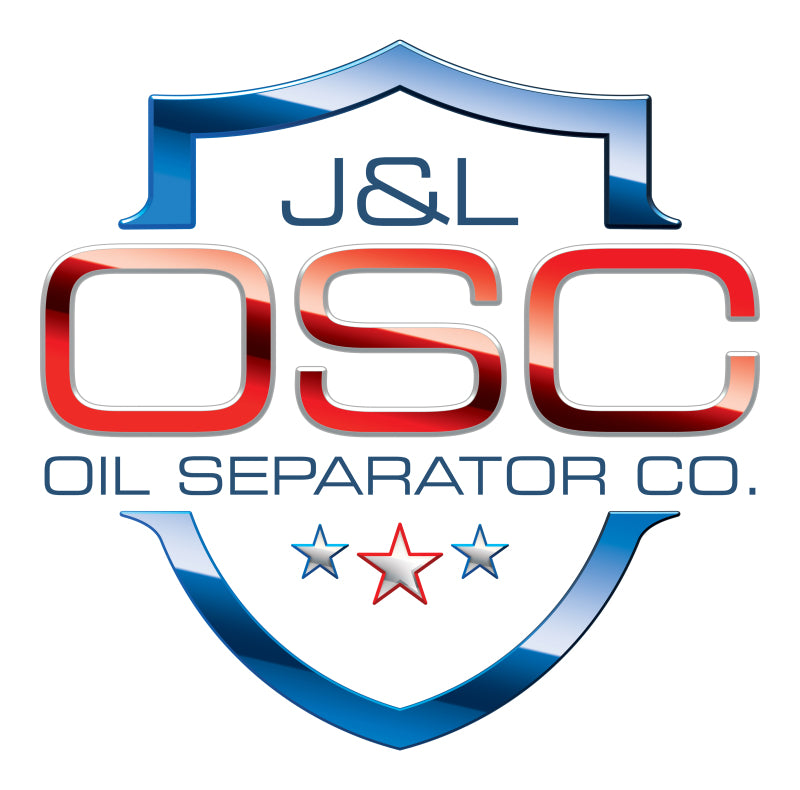 J&L 21-26 Ford F-150 5.0L Oil Separator 3.0 PCV Side - Clear Anodized - 3131P-C