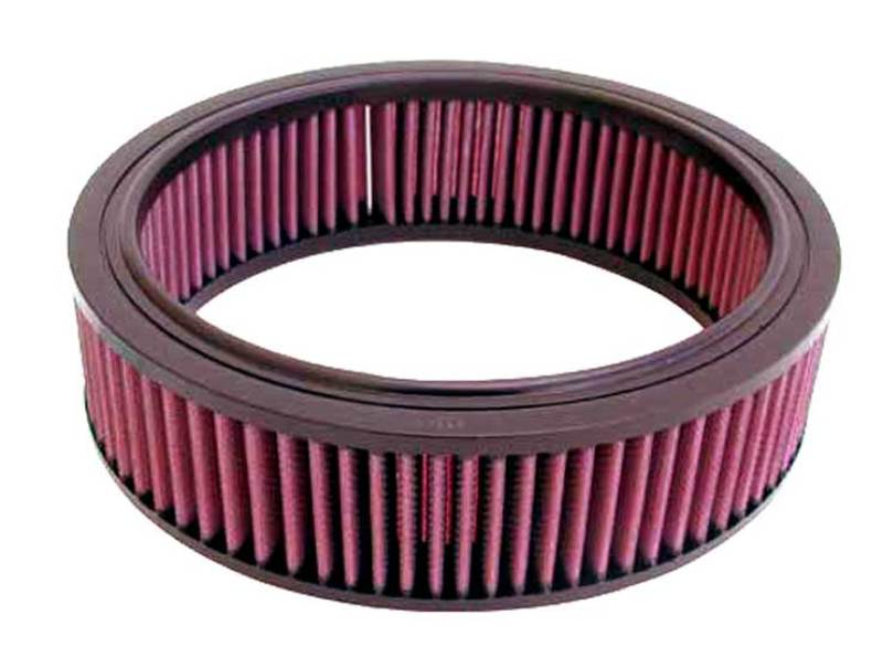 K&N Replacement Air Filter AMC-JEEP,CHRYLSLER,DODGE,PLY., 1964-01 - E-1100 for 1977-1993 Dodge D150 - front view