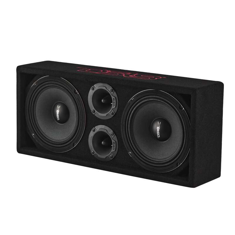 DS18 Ported Enclosure w/ PRO-X8M & PRO-TWX2/FRP-1.2K4 (Not Incl)/Cable/Terminal Incl- Black Carpet - VOC8LD-PK - additional view 3