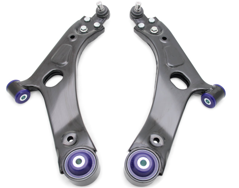 SuperPro 11-16 Kia Sportage Front Lower Control Arm Set W/ Sp Bushings - TRC1074