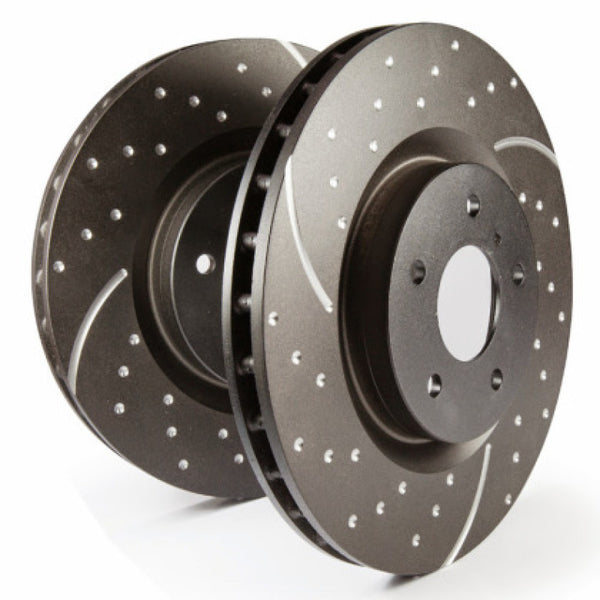 EBC 2023+ Ford Ranger 2WD/4WD 2.70 Twin Turbo GD Sport Rear Rotors - GD7849 for 2019-2026 Ford Ranger