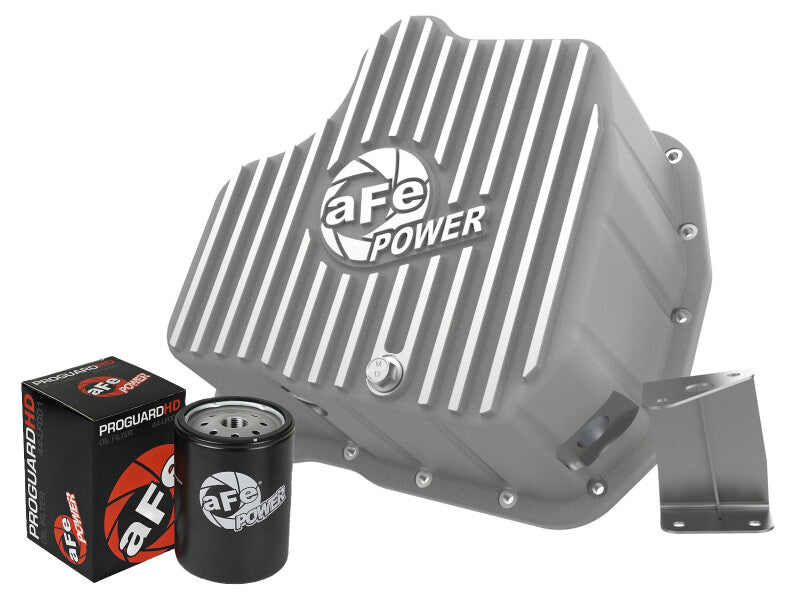 afe aFe POWER Engine Oil Pan GM Diesel Trucks 01-10 V8-6.6L (td) LB7/LLY/LBZ/LMM - 46-71070A