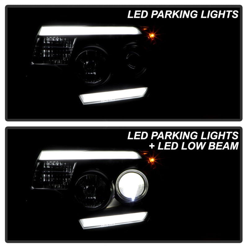 Spyder 12-15 Toyota Tacoma High-Power LED Module Headlights - 5088413