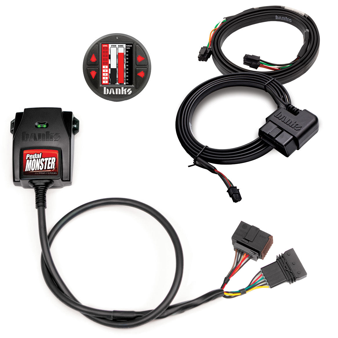 Banks Power Pedal Monster Kit TE Connectivity MT2 6 Way With iDash Pro - 64332-P