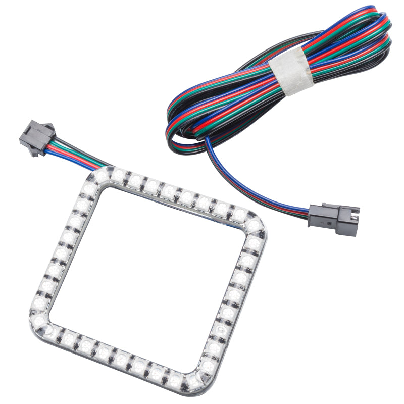 Oracle Off-Road 3in W Square Spotlight with Halo - ColorSHIFT SEE WARRANTY - 5777-333