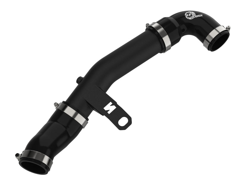 aFe 19-22 Hyundai Veloster N L4 2.0L (t) BladeRunner 2-1/2in Aluminum Hot Charge Pipe - Black - 46-20646-B