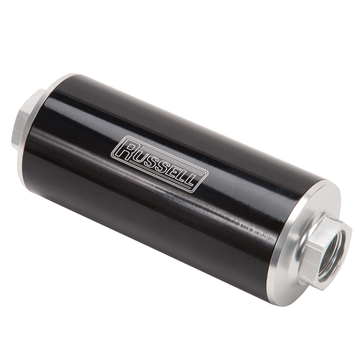 Russell Performance Anodized Aluminum (12in Length -10 male inlet/outlet) - 649250