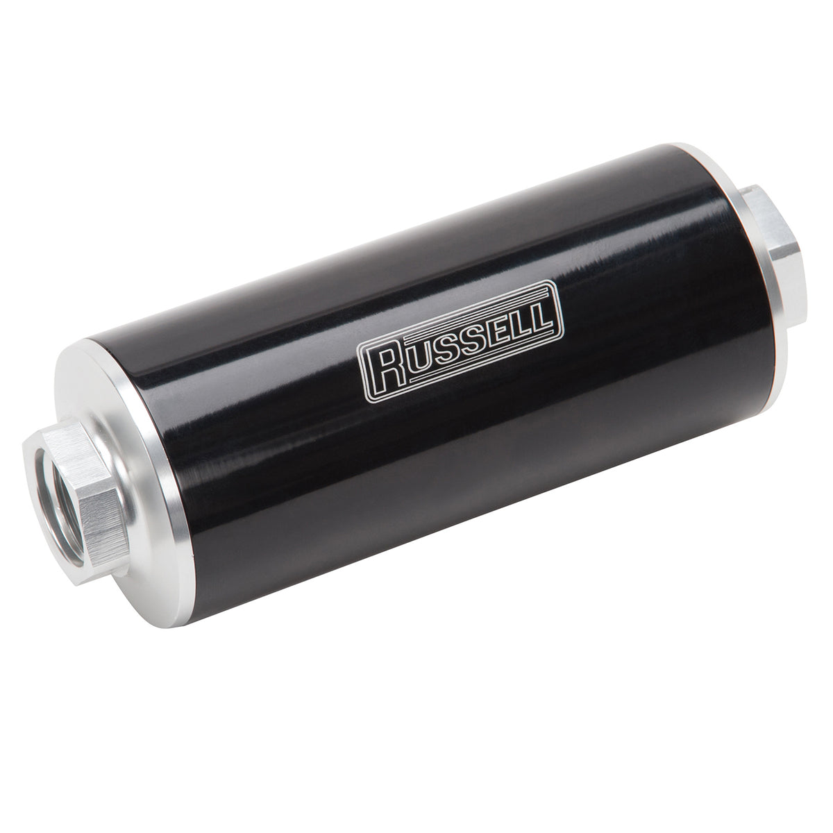 Russell Performance Anodized Aluminum (12in Length -10 male inlet/outlet) - 649250