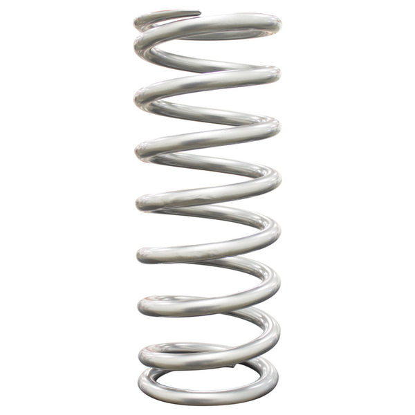 QA1 2-1/2in ID High Travel Spring - 10in Length x 175lbs/in - Silver Powder Coated - 10HT175 by QA1 - front view