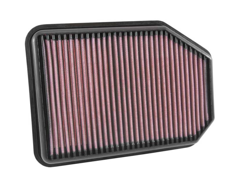 K&N 07-15 Jeep Wrangler L4-2.8L DSL Replacement Drop In Air Filter - 33-5023 by K&N Engineering - front view