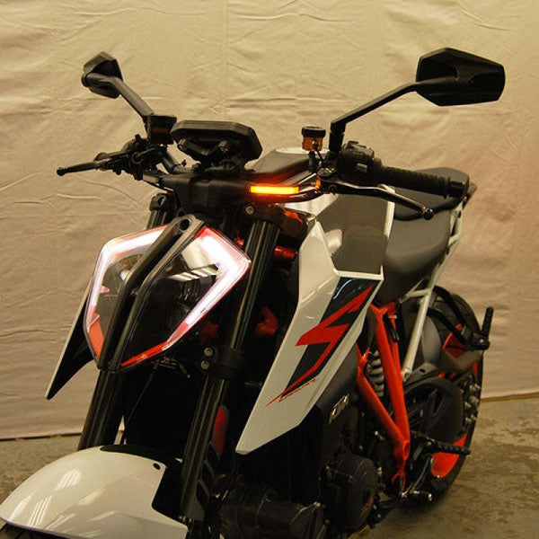 New Rage Cycles 14-19 KTM SuperDuke 1290 Front Turn Signals - 1290-FS - front view