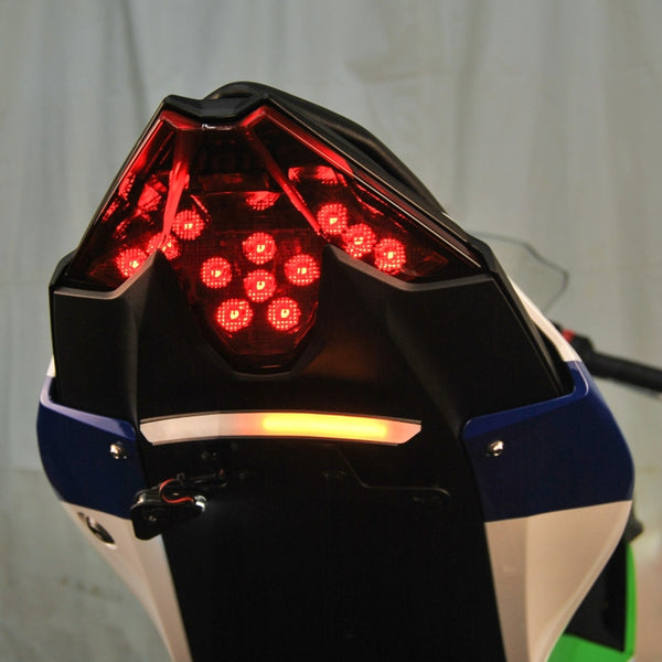 New Rage Cycles 24+ Kawasaki 500 Ninja SE Fender Eliminator Tucked - N500-FE-T-SE - front view