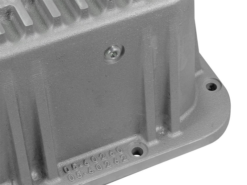 afe Transmission Pan Cover (Raw); GM Diesel Trucks 01-14 V8-6.6L (td) - 46-70070