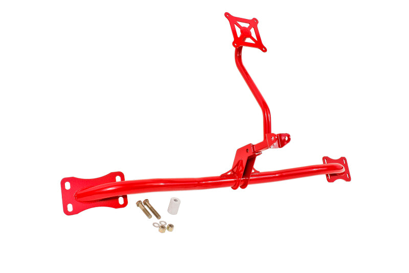 BMR 05-14 S197 Mustang Bolt-On Parachute Mount - Red - PM001R for 2005-2014 Ford Mustang