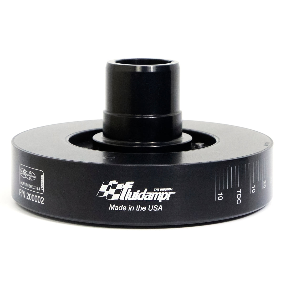 Fluidampr Ford 302 351 / 400 Internal balance (replaces 28 oz in) Steel Internally Balanced Damper - 650231