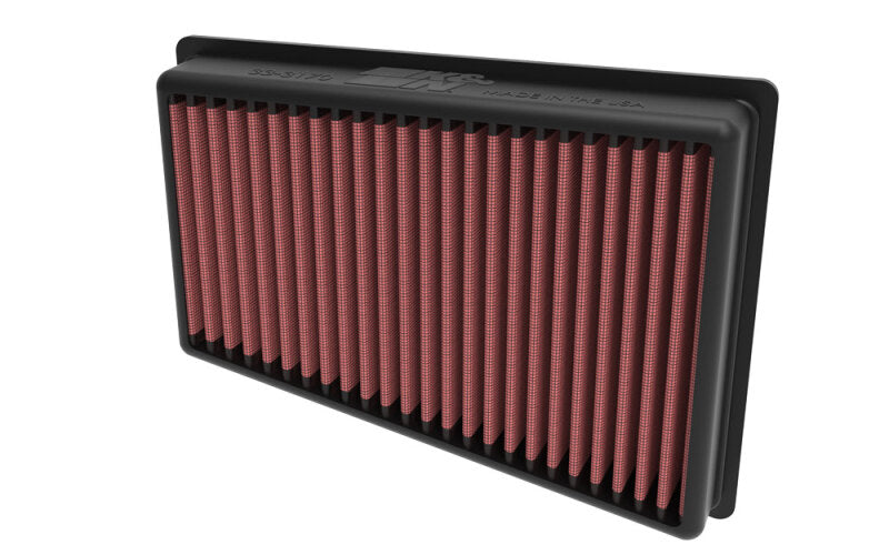 K&N 20-22 Chevrolet Onix L3-1.0L Gas Replacement Air Filter - 33-3170 by K&N Engineering - angle view