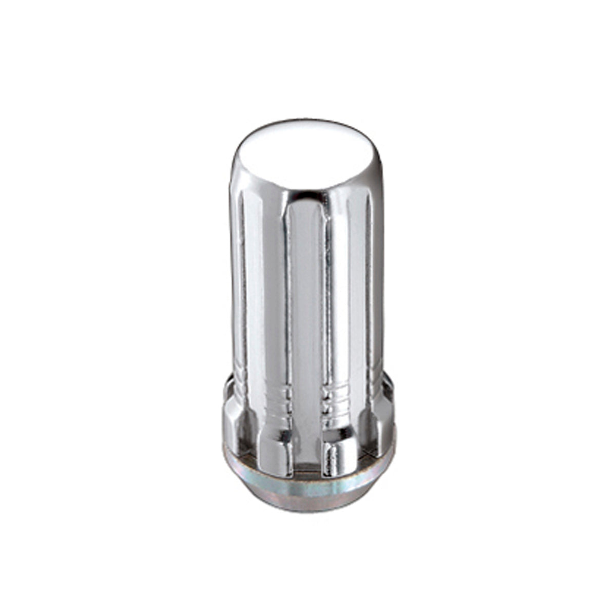 McGard SplineDrive Lug Nut (Cone Seat) M14X1.5 / 1.935in. Length (4-Pack) - Chrome (Req. Tool) - 65310