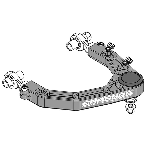 Camburg Toyota Tundra 2WD/4WD 22+ KINETIK V2 Performance Billet Uniball Upper Arms - CAM-310189-GRY for 2022-2025 Toyota Tund