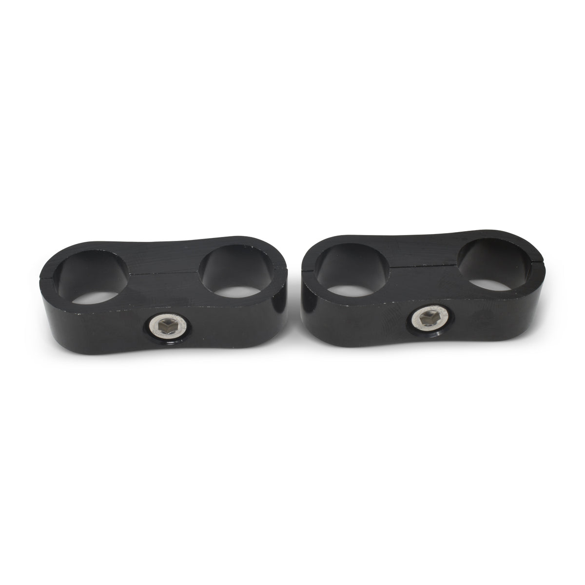Russell Hose Separator For -10 Braided Hose - Black Anodize (2 Pack) - 654323