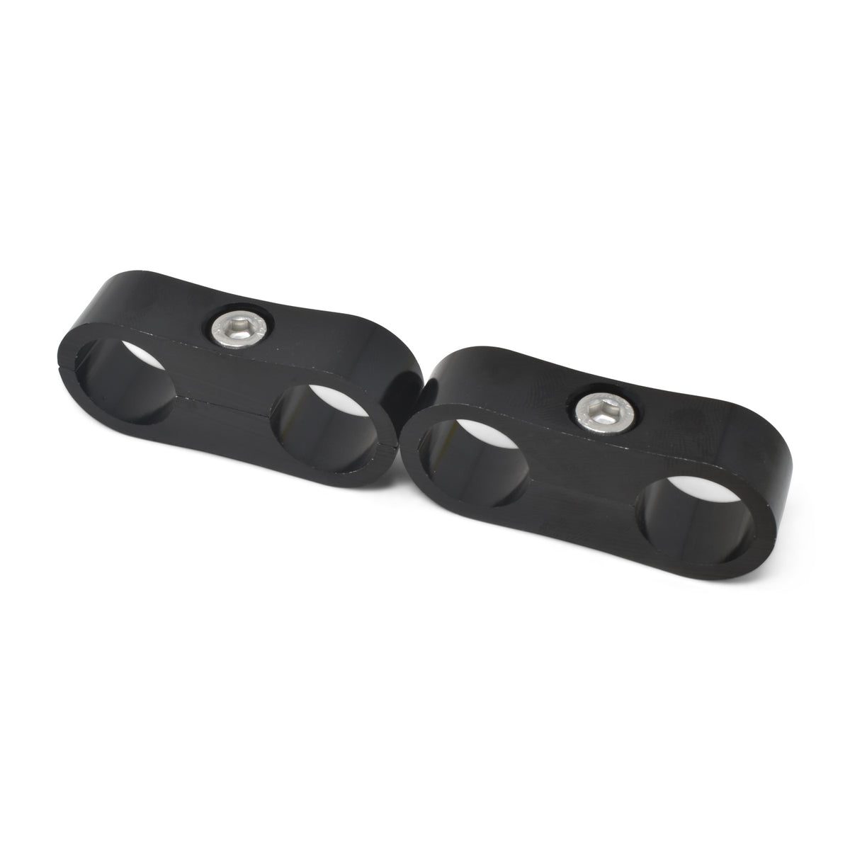 Russell Hose Separator For -12 Braided Hose Black Anodize (2 Pack) - 654333