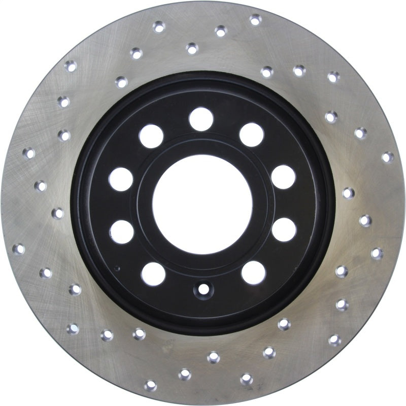 StopTech 10-11 & 13 Audi A3 Quattro / 10 VW GTI Mk VI Drilled Right CRYO-STOP Brake Rotor - 128.33129CR