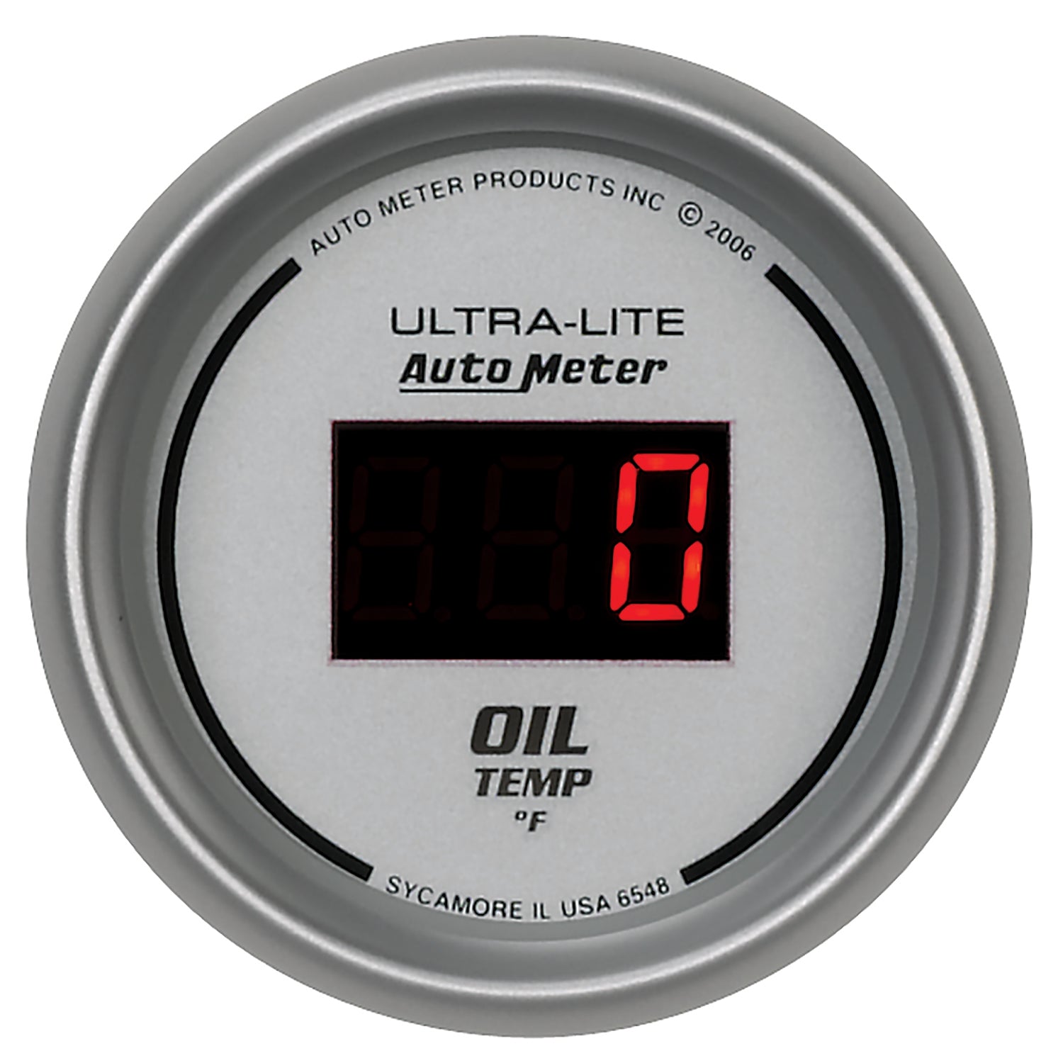 Autometer Ultra-Lite 52MM 0-340 Deg F Digital Oil Temperature - 6548