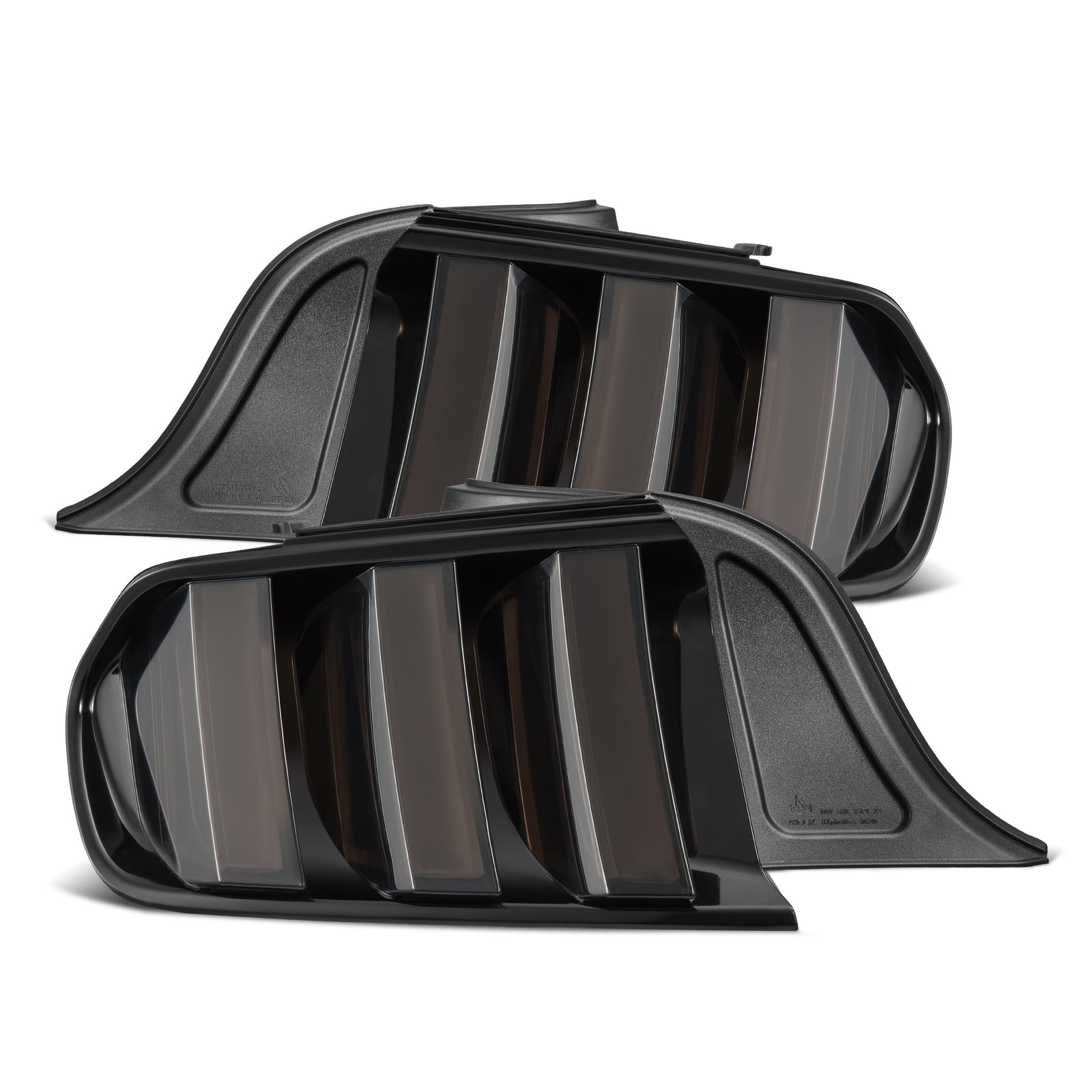 AlphaRex 15-23 Ford Mustang NOVA-Series Prismatic LED Tail Lights Alpha-Black - 655010