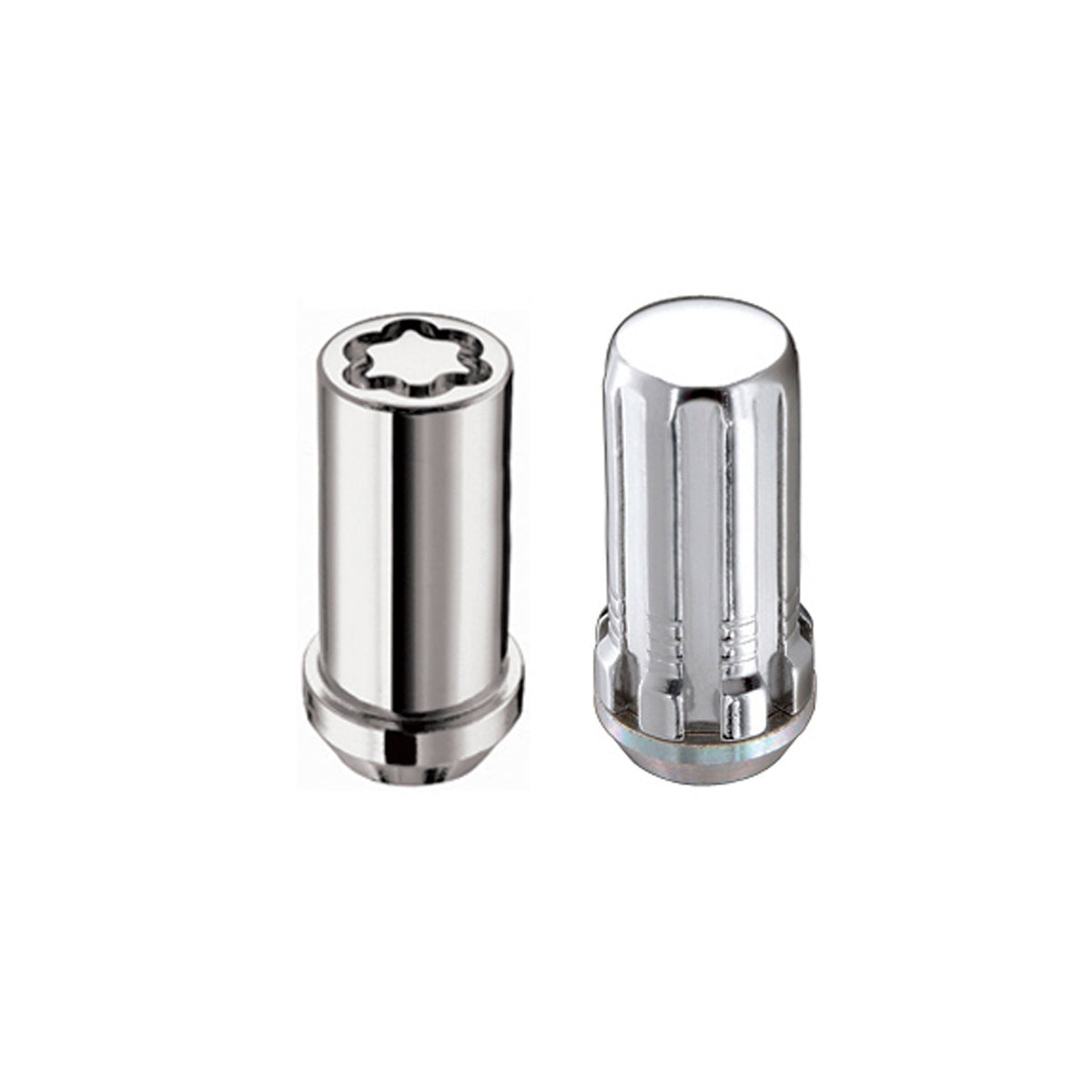 McGard SplineDrive Tuner 5 Lug Install Kit w/Locks & Tool (Cone) M14X1.5 / 1in. Hex - Chrome - 65510