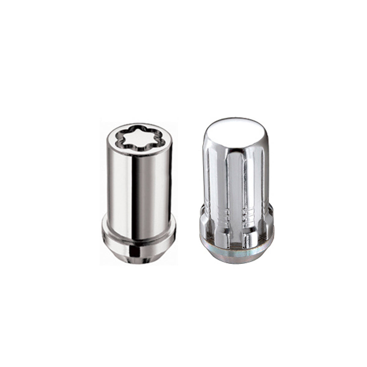 McGard SplineDrive Tuner 5 Lug Install Kit w/Locks & Tool (Cone) M14X1.5 / 22mm Hex - Chrome - 65515