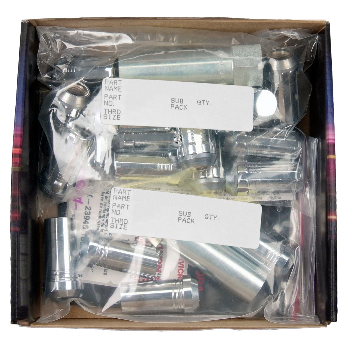 McGard SplineDrive Tuner 6 Lug Install Kit w/Locks & Tool (Cone) M14X1.5 / 1in. Hex - Chrome - 65610