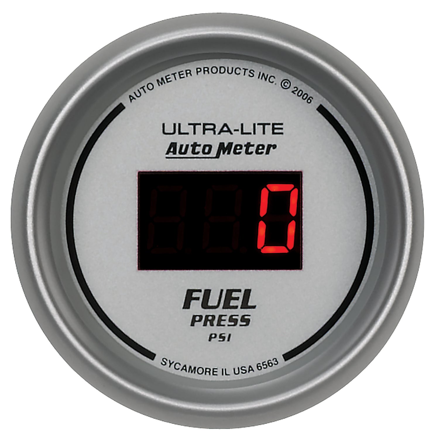 Autometer Ultra-Lite 52MM 5-100 PSI Digital Fuel Pressure Gauge - 6563