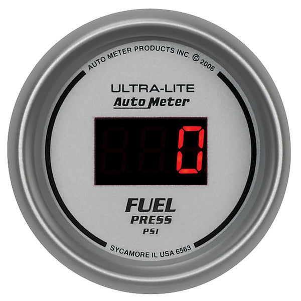 Autometer Ultra-Lite 52MM 5-100 PSI Digital Fuel Pressure Gauge - 6563