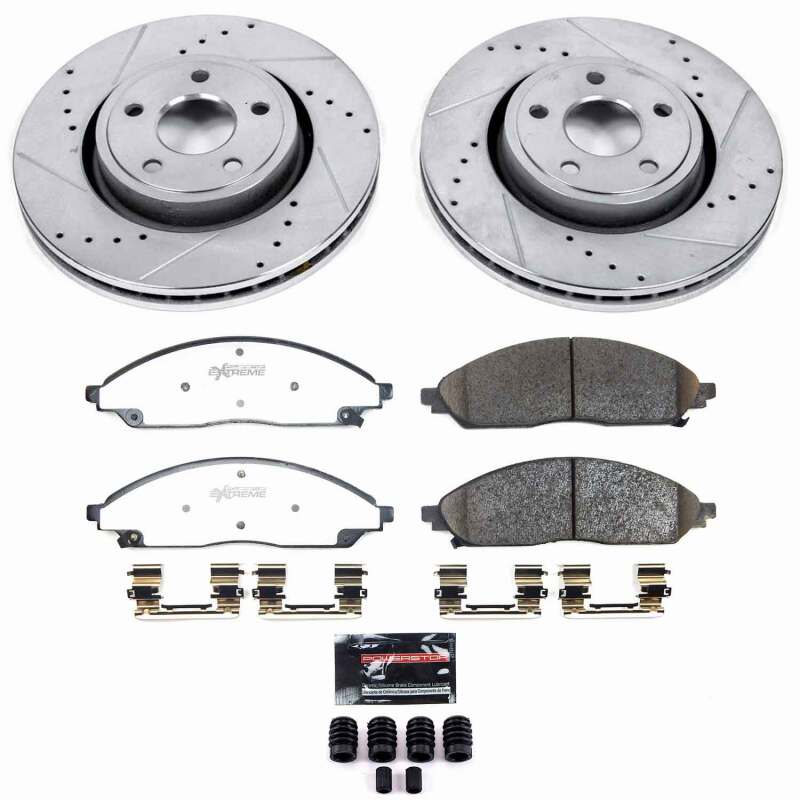 Power Stop 22-24 Jeep Grand Cherokee Front Z36 Truck & Tow Brake Kit - K9241-36