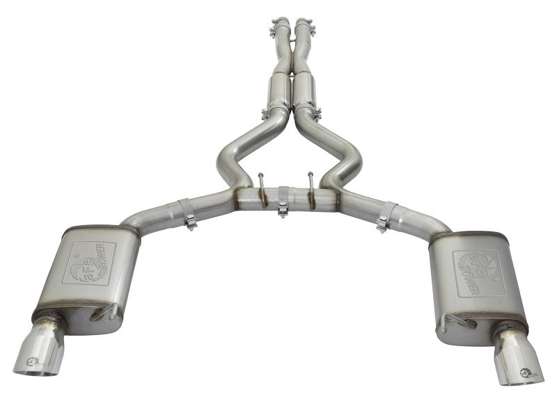 aFe MACHForce XP 3in-2.5in 304SS Exhaust Cat-Back 15-20 Audi S3 L4-2.0L (t) - Polished Tips - 49-36442-P