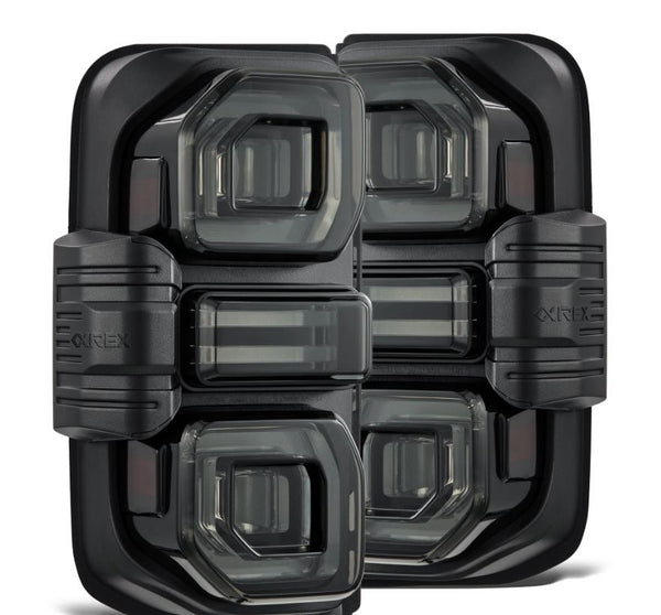 AlphaRex 21-24 Ford Bronco NOVA LED Tail Lights - Alpha-Black - 659020