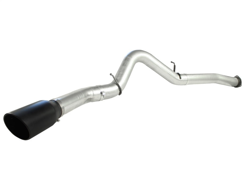 aFe Atlas Exhaust 5in DPF-Back Al Steel 07.5-10 GM Diesel Trucks V8-6.6L (td) LMM (Blk Tip) - 49-04040-B