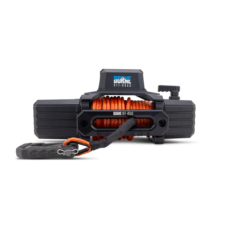 Borne Off-Road 12K Winch - Orange Synthetic Rope - BNWN-12-SOR