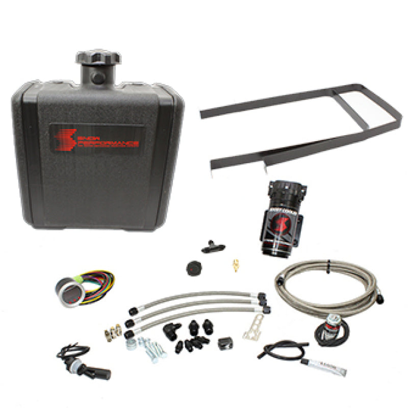 Snow Performance 07-17 Cummins 6.7L Stg 2 Boost Cooler Water Inj. Kit (SS Brded Line/4AN) w/o Tank - SNO-410-BRD-T by Snow Pe