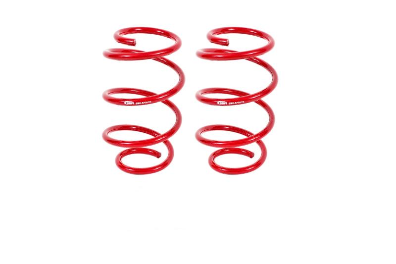 BMR 15-23 S550 Mustang Front Performance Version Lowering Springs - Red - SP081R