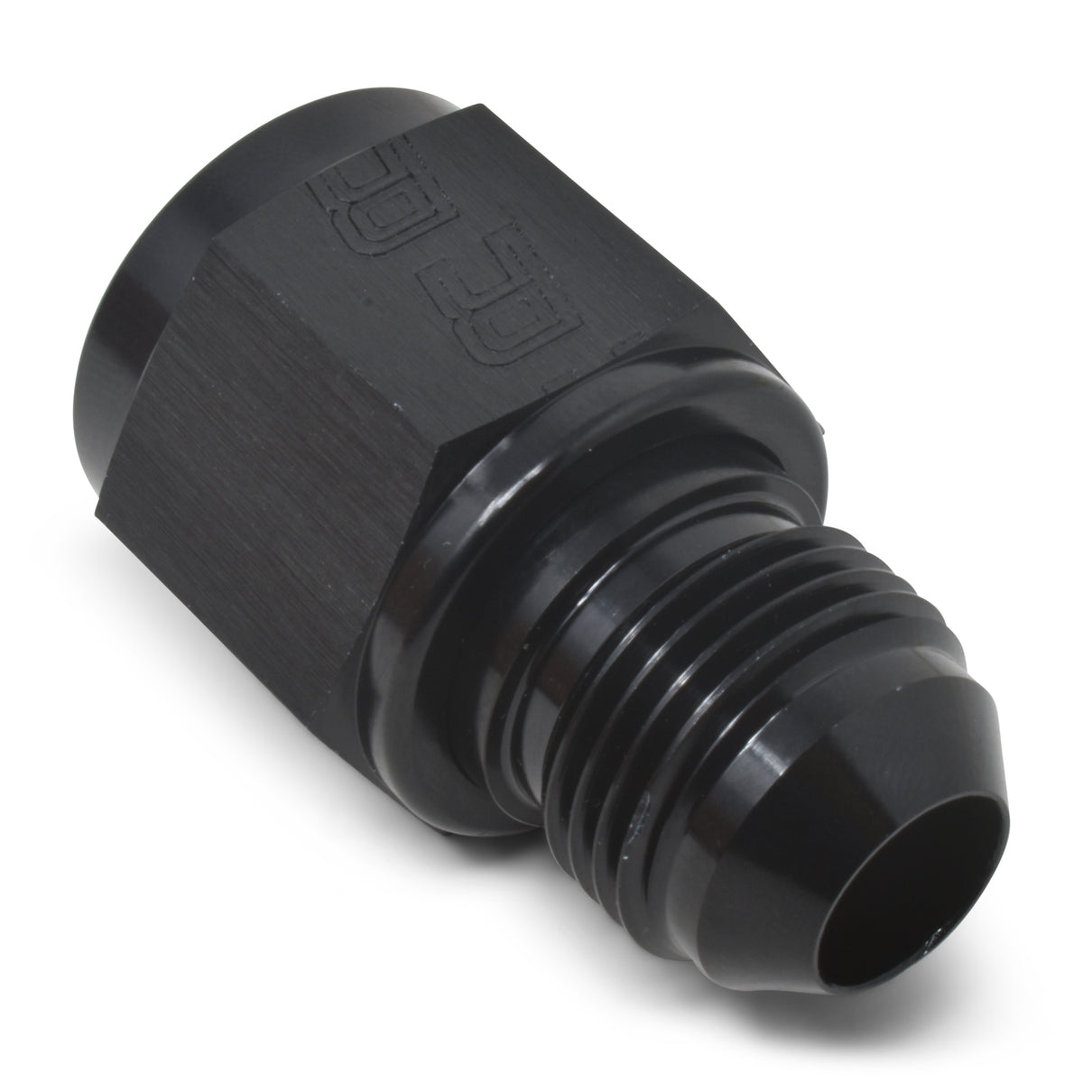 Russell Performance -8 AN Female to -6 AN to Male B-Nut Reducer (Black) - 660023