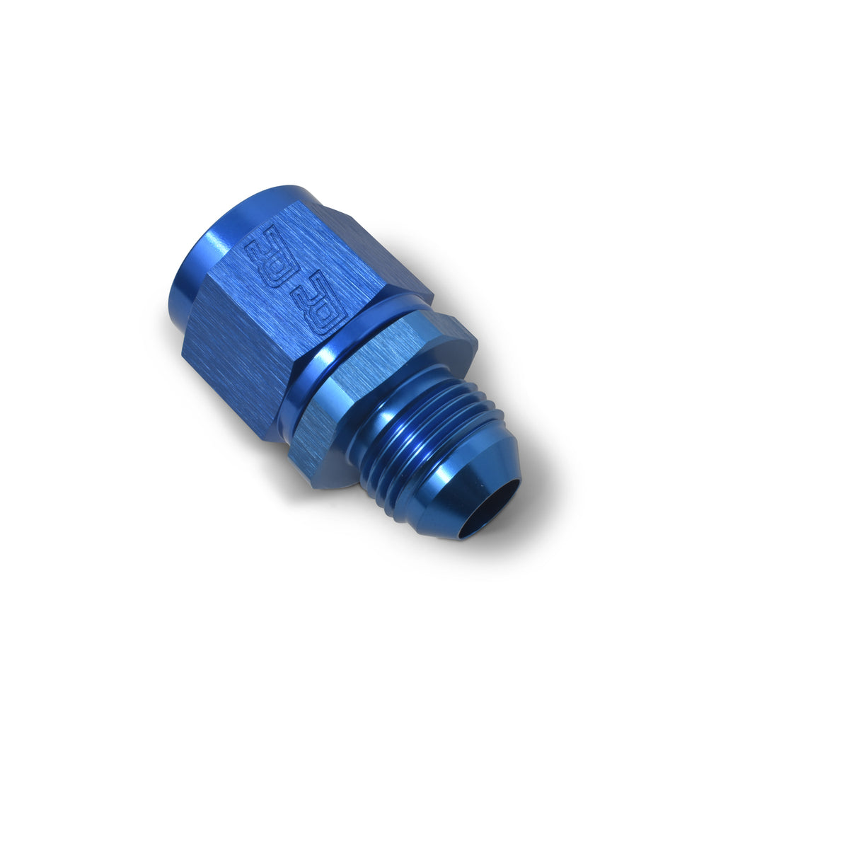 Russell Performance -10 AN Female to -8 AN to Male B-Nut Reducer (Blue) - 660030